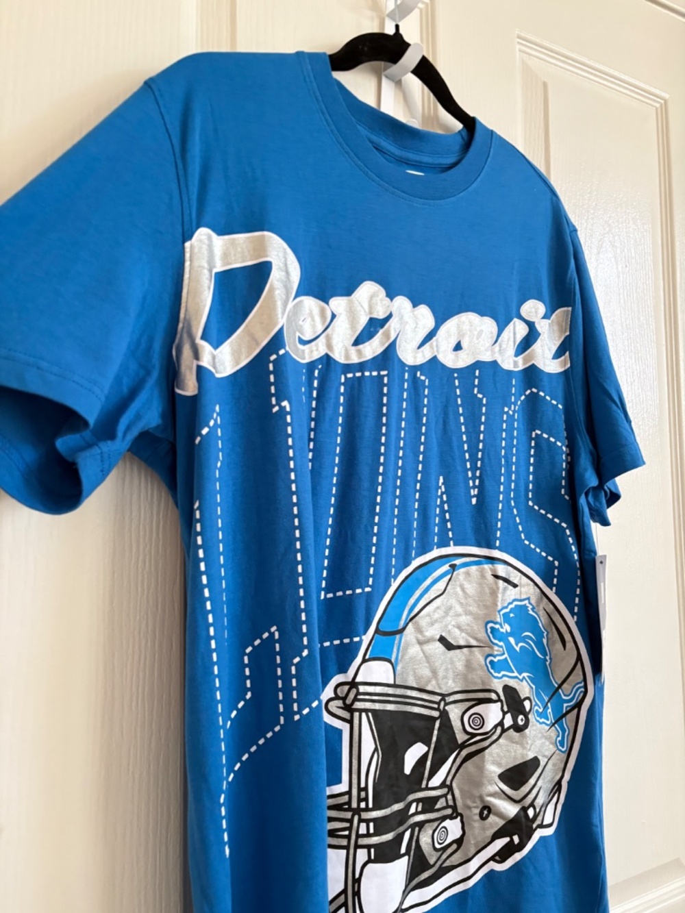 detroit lions mens shirt Blue Size M NWT - Picture 8 of 14
